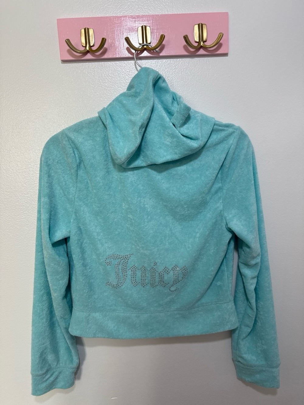 NWT Juicy Couture Terry Cloth Zip-up Hoodie